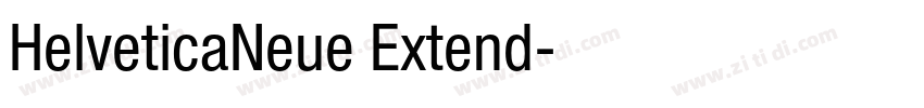 HelveticaNeue Extend字体转换 HelveticaNeue Extend字体转换